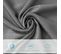 2 Pièces Rideau Voilage En Polyester Avec Ruban Fronceur.semi-transparent.gris Foncé 135x225cm(lxh)