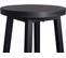 Lot De 4 Tabourets De Bar.tabouret De Bistrot.chaise Stable+durable.surface D'assise En Mdf.noir