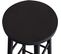 Lot De 4 Tabourets De Bar.tabouret De Bistrot.chaise Stable+durable.surface D'assise En Mdf.noir