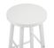 Lot De 4 Tabourets De Bar.tabouret De Bistrot.chaise Stable+durable.surface D'assise En Mdf.blanc