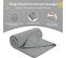 Couverture Lestée De Poids Pour Enfants,double Face,couverture De Relaxation,90x120cm,2,3kg,gris