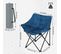 Chaise Camping,fauteuil Pliant,portable,avec Sac De Transport,tissu En Daim Synthétique+oxford,bleu