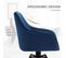 Lot De 6 Chaise Pivotante à 360°,chaise Salle à Manger Rembourrée,scandinave,en Velours,bleu