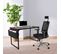 Bureau Workspace H Noir/noyer