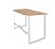 Bureau Workspace Light I Chêne Clair/blanc