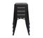 Tabouret De Bistrot Vantaggio Noir Mat