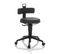 Tabouret Pivotant Top Work Flex Pu Noir