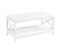 Table Basse De Salon En Bois Moderne Pied X Avec 1 100 X 54,5 X 45 Cm Blanc