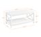 Table Basse De Salon En Bois Moderne Pied X Avec 1 100 X 54,5 X 45 Cm Blanc