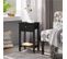 Lot De 2 Table De Chevet Du Lit, Table De Nuit Noir