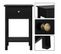 Lot De 2 Table De Chevet Du Lit, Table De Nuit Noir