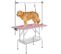 Table De Toilettage Pour Chien/chat/animaux Réglable Rose