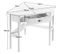 Bureau D'angle Poste De Travail Informatique Blanc