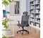 Chaise De Bureau Ergonomique Dossier Haut Inclinable Gris Foncé