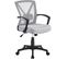 Chaise De Bureau Ergonomique Dossier Haut Inclinable Réglable Gris Clair