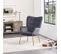 Fauteuil De Salon Chaise D'appoint Scandinave En Velours