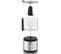 Mini-hachoir 0.4l 65w Inox/noir - 0416580011