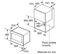 Micro-ondes Encastrable 21l 900w Blanc - Bf634lgw1