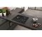 Table Verre Gaz 60cm 3 Feux Noir - T26cs12s0