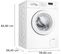 Lave-linge Hublot 60cm 7kg 1400 Tours/min Serie 2 - Waj28067fr