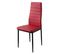 Chaises De Salle à Manger Milano, Lot De 6, Rouge