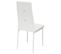 Chaises De Salle à Manger Diamond, Lot De 4, Blanc