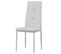 Chaises De Salle à Manger Diamond, Lot De 6, Blanc