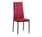 Chaises De Salle à Manger Rimini, Lot De 4 Rouge