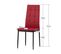 Chaises De Salle à Manger Rimini, Lot De 4 Rouge