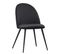 Chaises De Salle à Manger Capo Samt, Lot De 4, Noir