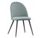 Chaises De Salle à Manger Capo Samt, Lot De 4, Turquoise