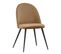 Chaises De Salle à Manger Capo Samt, Lot De 4, Marron