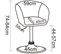 Tabouret De Bar En Similicuir-fauteuil De Bar-tabouret Rotatif-hauteur Réglable-noir