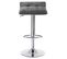 Lot De 2 Tabouret De Bar En Lin-tabouret De Cuisine Avec Repose-pied-hauteur Réglable-gris Foncé