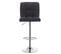 Lot De 2 Tabouret De Bar En Lin-tabouret De Bar Pivotant-noir