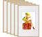 Cadre Photo Or Lot De 15 Pièces Avec Passe-partout Pour Image 15x20 cm.new Life Style