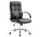 Fauteuil De Bureau Mikos En Similicuir Noir