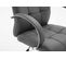 Fauteuil De Bureau Mikos En Similicuir Gris