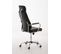 Fauteuil De Bureau  Rako Similicuir Noir