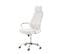 Fauteuil De Bureau  Rako Similicuir Blanc