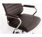 Fauteuil De Bureau  Rako Similicuir Marron