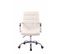 Fauteuil De Bureau Deli En Similicuir Blanc