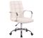 Fauteuil De Bureau Deli En Similicuir Blanc