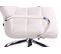 Fauteuil De Bureau Deli En Similicuir Blanc