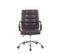 Fauteuil De Bureau Deli En Similicuir Marron