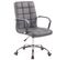 Fauteuil De Bureau Deli En Similicuir Gris