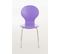 Chaise De Visiteur Diego En Bois Violet