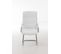 Chaise Cantilever Caro En Similicuir Blanc