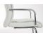 Chaise Cantilever Caro En Similicuir Blanc