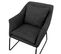 Fauteuil Josie En Tissu Gris 64 x 68 x 82 Cm